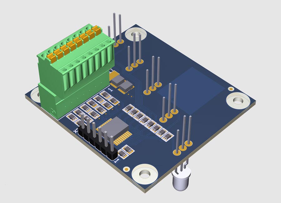 Entwicklung einer LED-Signalisierungsplatine mit Microcontroller